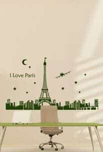 наклейка  Я люблю Париж