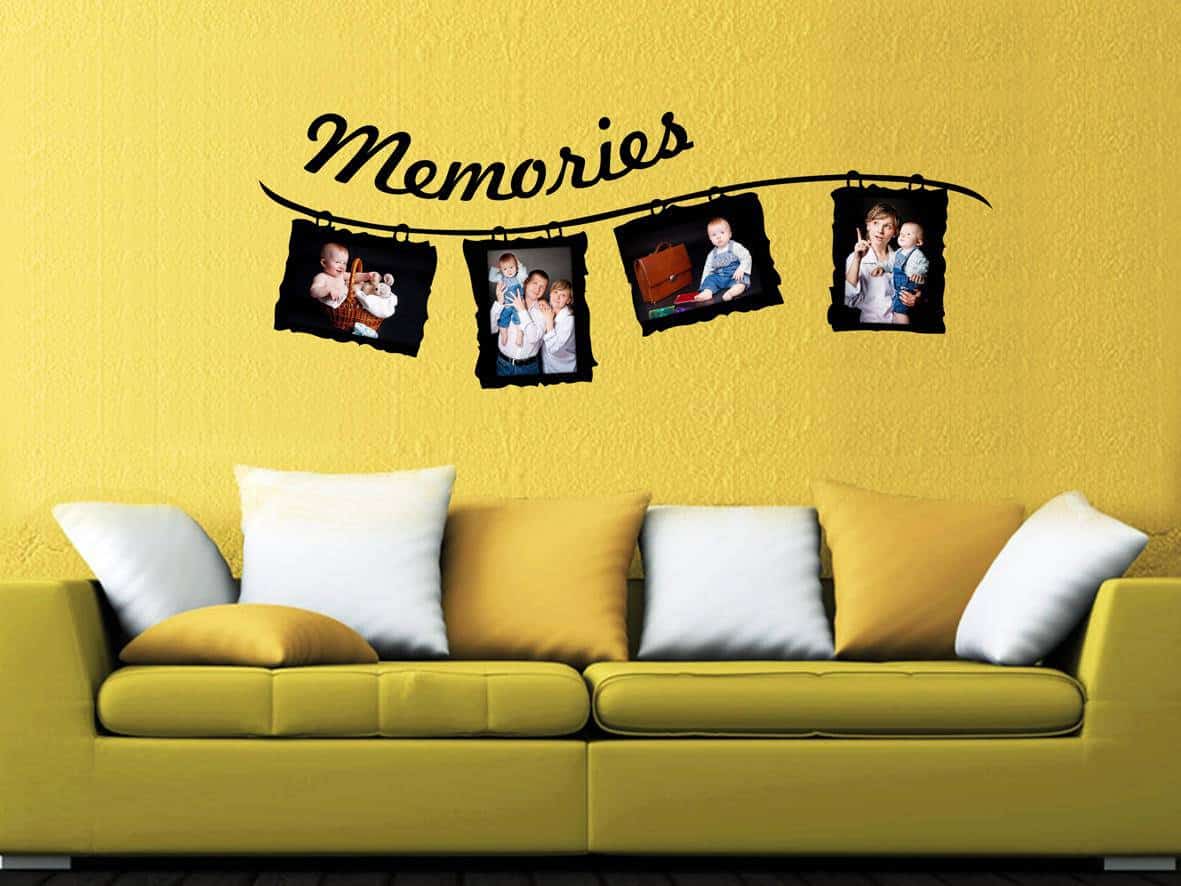 Дизайнерська наклейка на стіну Воспоминания