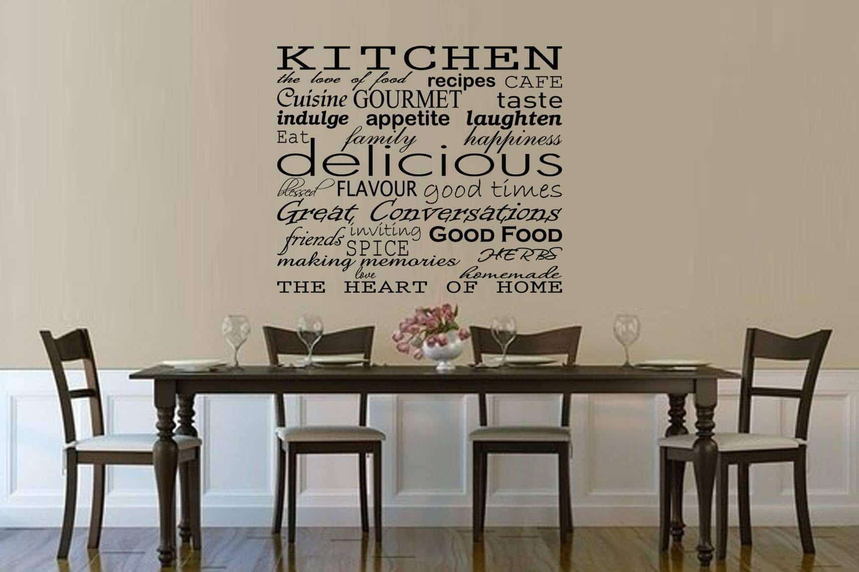Дизайнерська наклейка на стіну Кухня