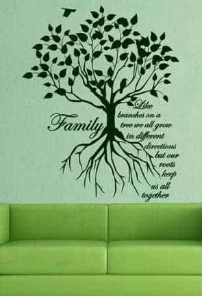 наклейка  Семейное дерево