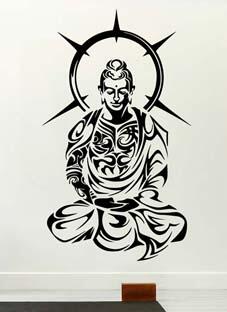Дизайнерская наклейка на стену Медитация