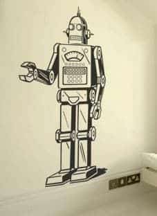 наклейка  Робот