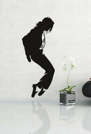 Дизайнерская наклейка на стену Майкл Джексон 2