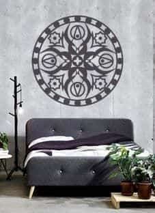 Дизайнерская наклейка на стену Скандинавская мандала