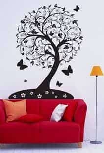 Дизайнерская наклейка на стену Дерево любви (скидка 30%)