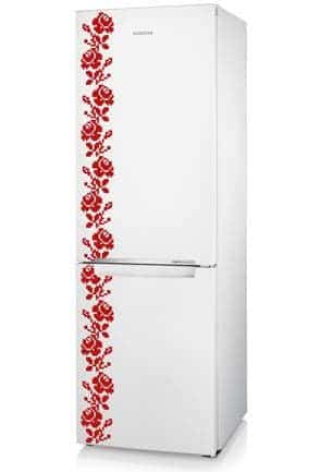 Дизайнерская наклейка на стену Вышиванка на холодильник