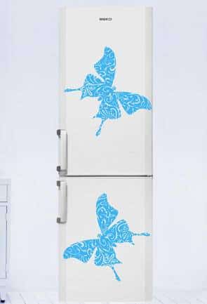 наклейка  Две бабочки для холодильника